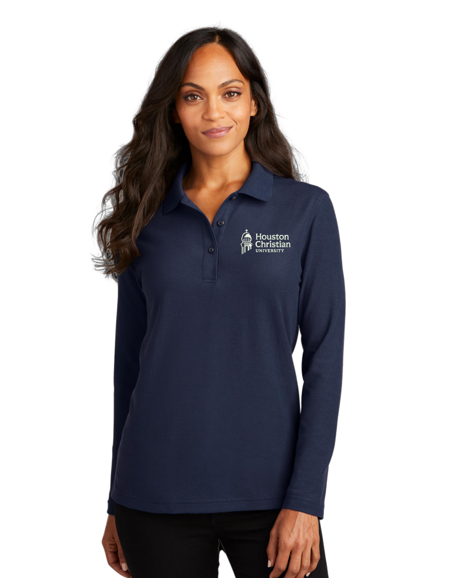 Port Authority® Ladies Silk Touch™ Long Sleeve Polo