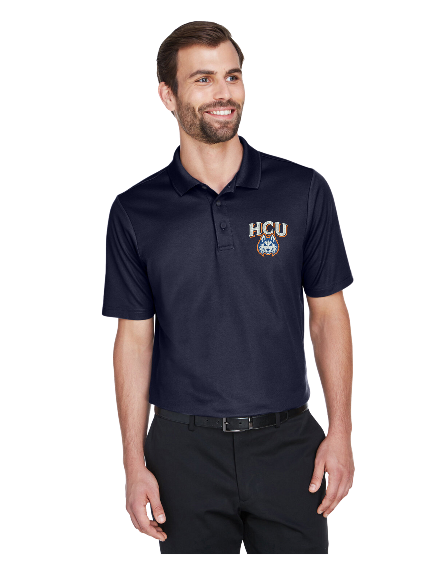 Devon & Jones CrownLux Performance™ Men's Plaited Polo