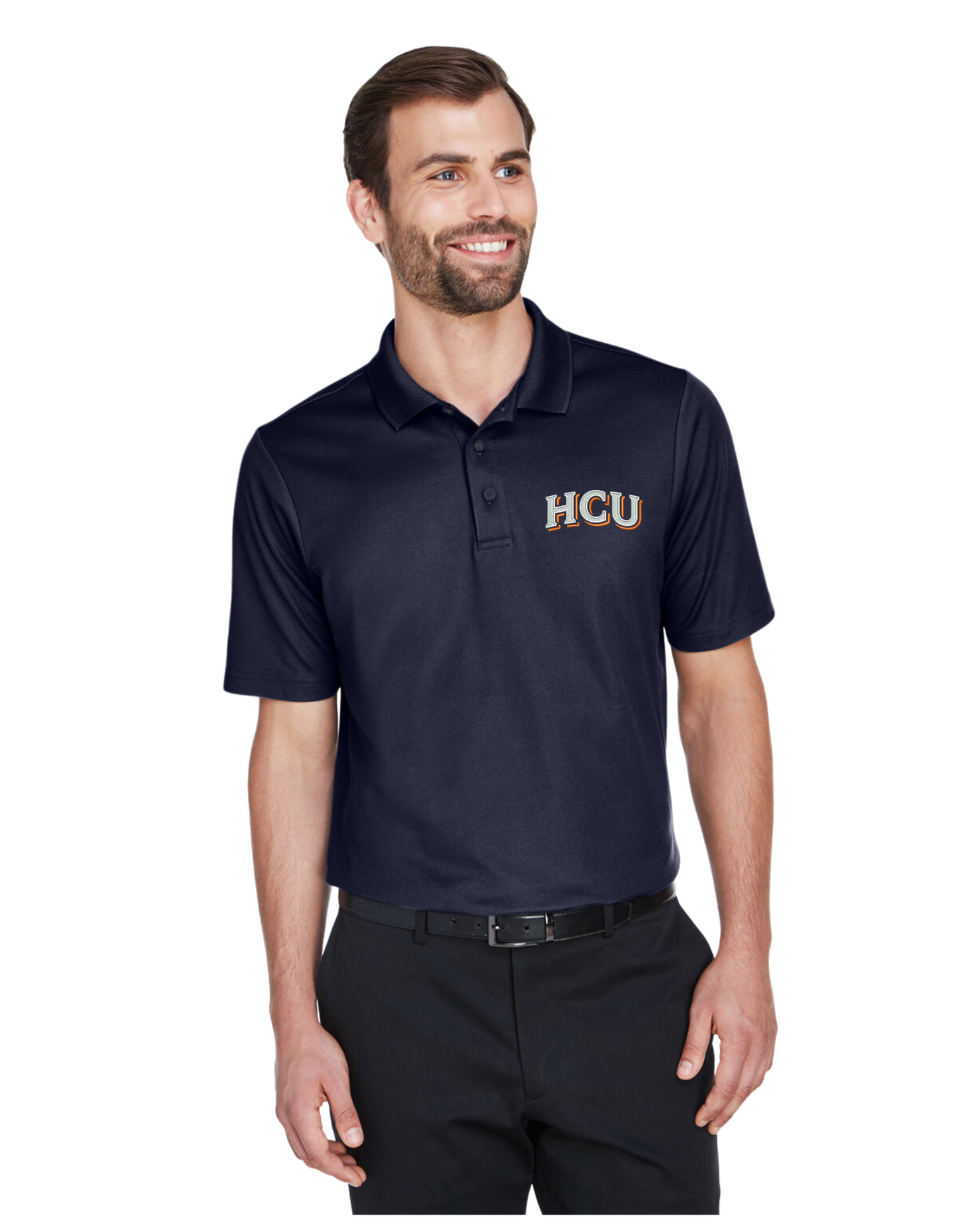 Devon & Jones CrownLux Performance™ Men's Plaited Polo