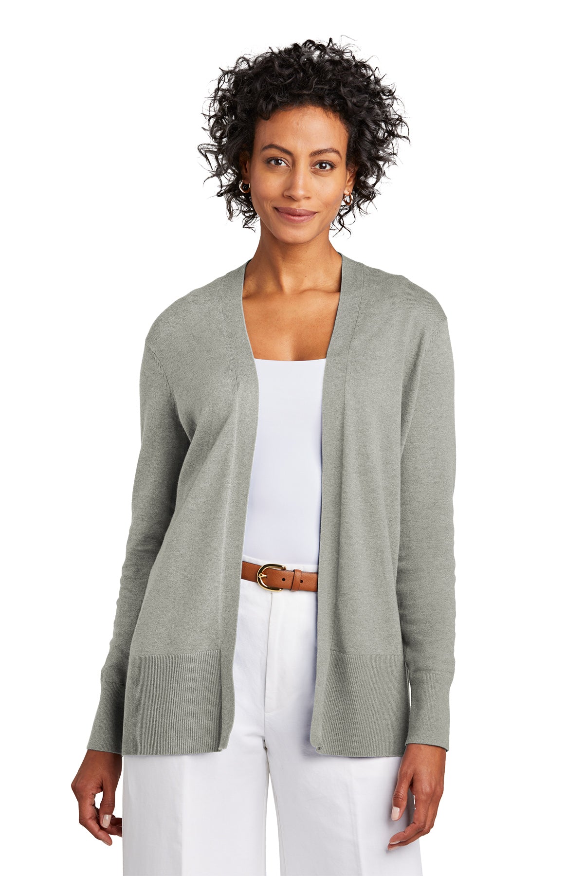 Brooks Brothers® Women’s Cotton Stretch Long Cardigan Sweater - CUSTOM DECORATION