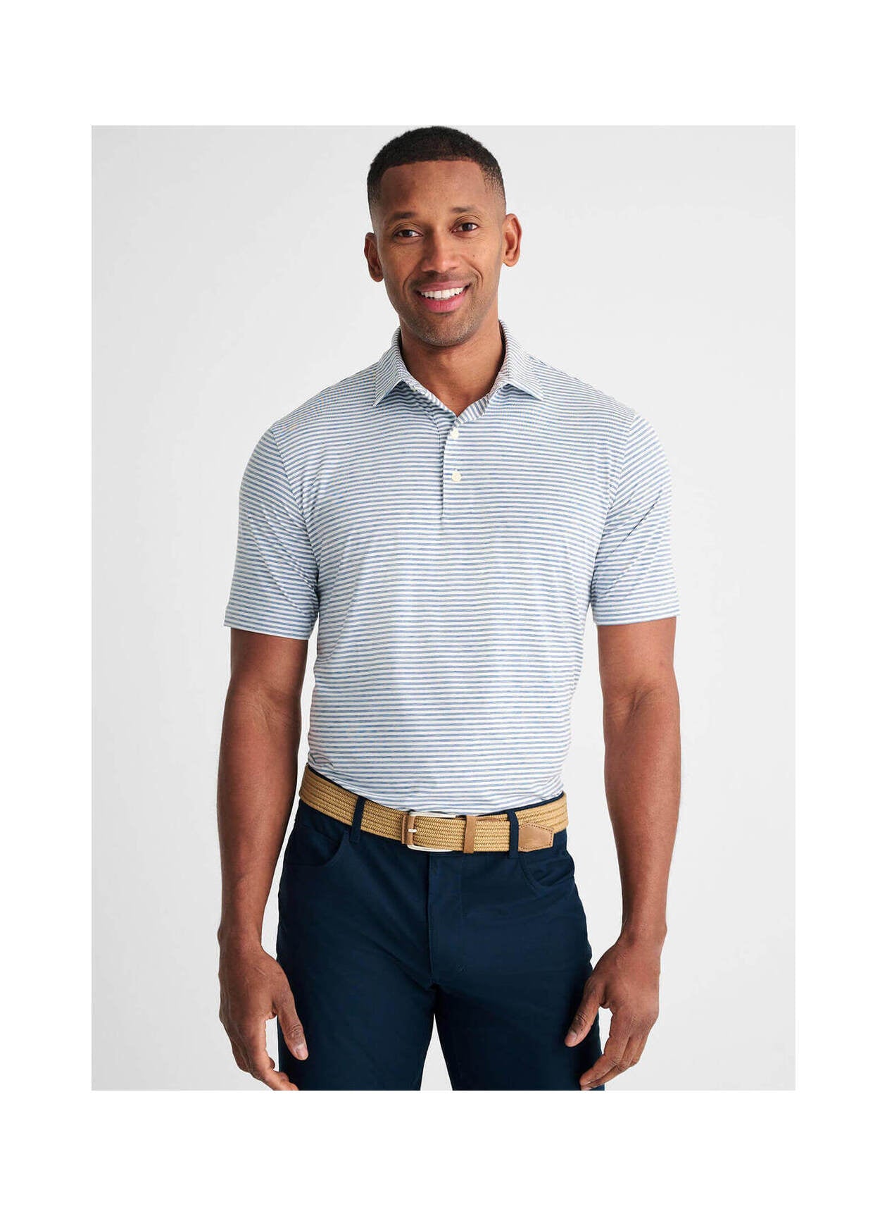 Johnnie-O Men's Seymour Striped Polo - CUSTOM DECORATION