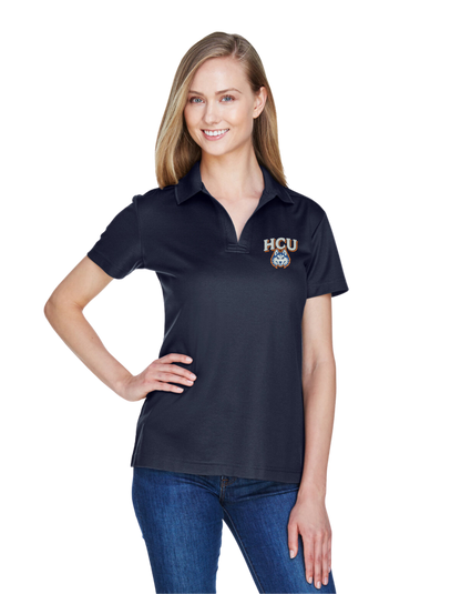Devon & Jones CrownLux Performance™ Ladies' Plaited Polo