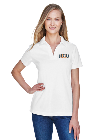 Devon & Jones CrownLux Performance™ Ladies' Plaited Polo