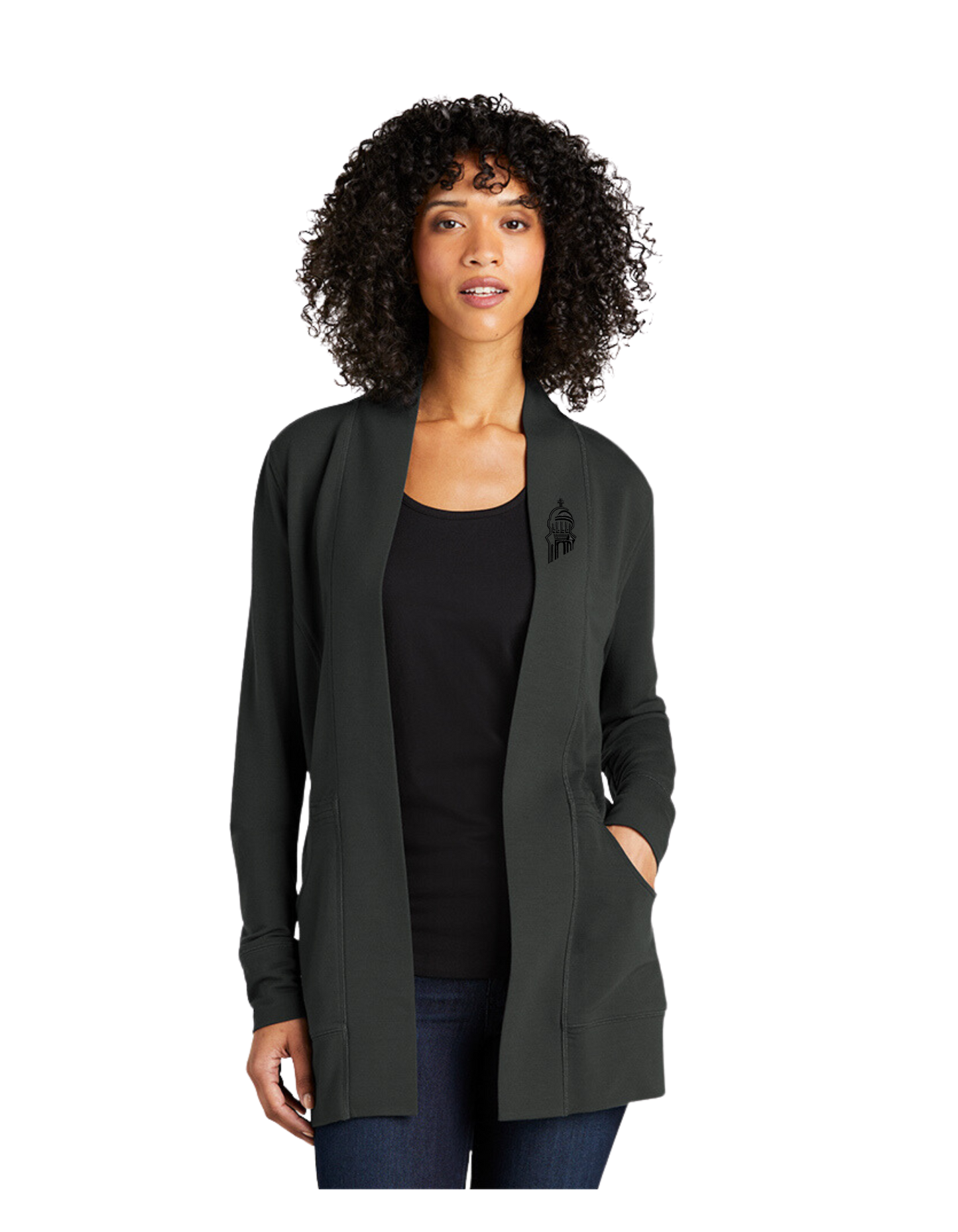 Port Authority® Ladies' Microterry Cardigan