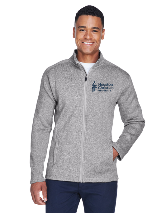 Devon & Jones Men's Bristol Full-Zip Sweater Fleece Jacket