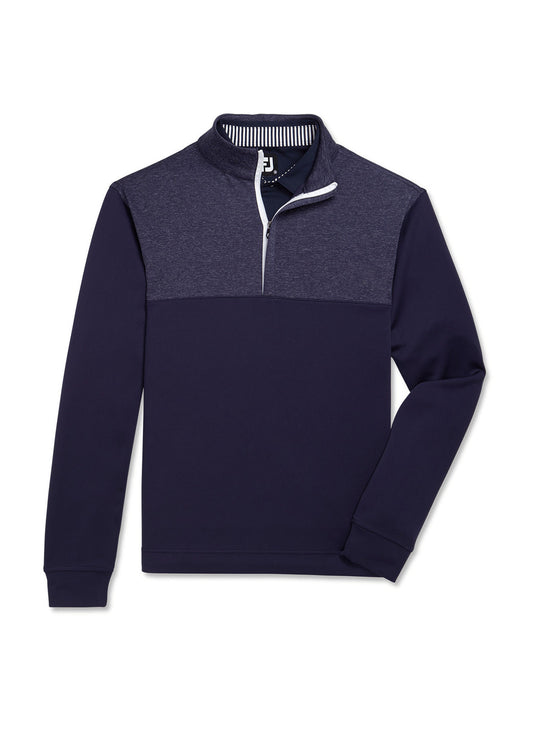 FootJoy Men's Heather Yoke Half-Zip - CUSTOM DECORATION